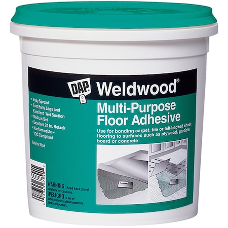 Dap Floor Adhesive, Pail 00141